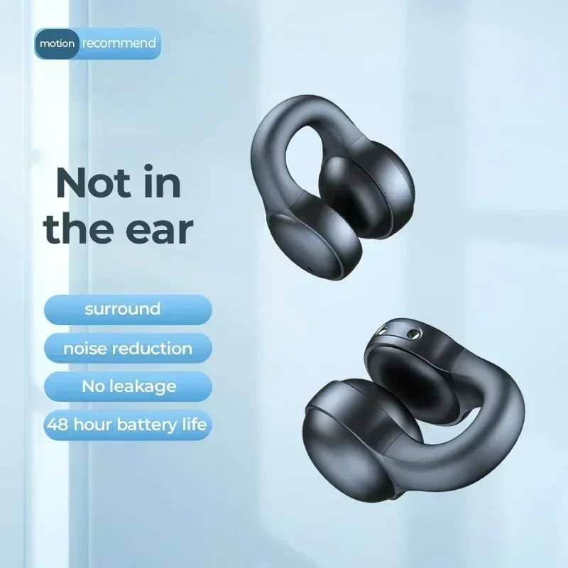 TWS X58 Wireless Bone Conduction Headphones Bluetooth Earphones Waterproof Sports Earbuds Earring Ear Hook With Mic Headset Oasis Select