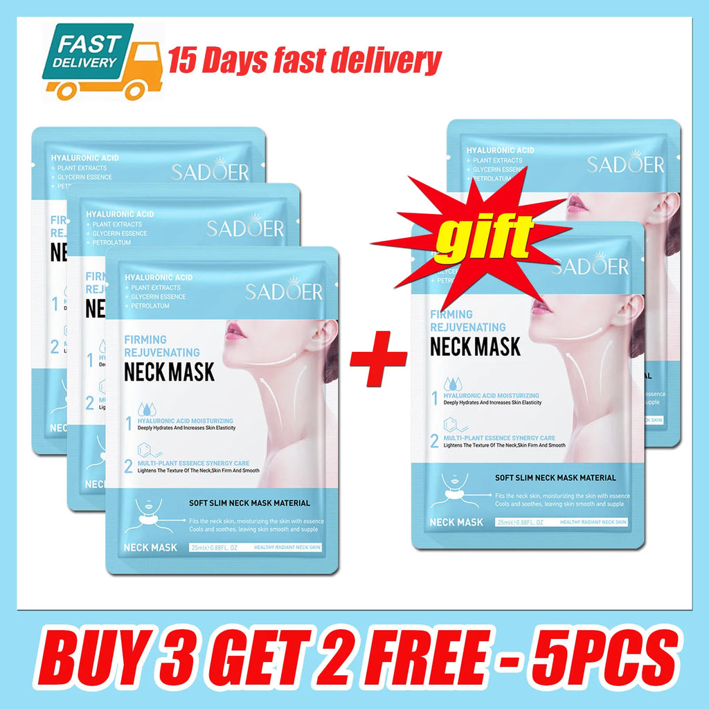 Collagen Hyaluronic Acid Neck Mask – Firming & Brightening