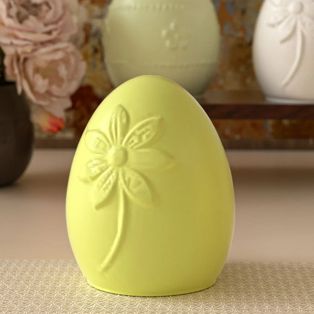 DIY Creative Flower Relief Easter Egg Silicone Mold Aroma Candle Plaster Resin Ornaments Mould Easter Home Decoration Oasis Select