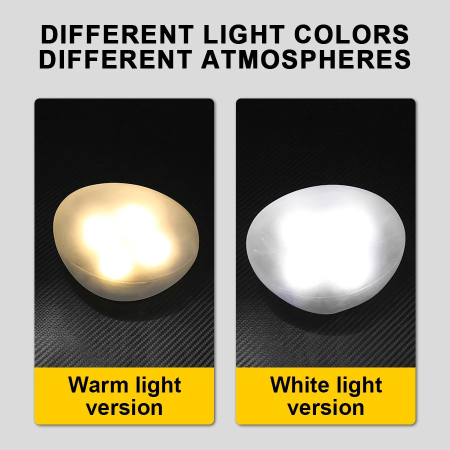 Solar Decorative Lamp Frosted Ground Lamp Outdoor Waterproof Energy Saving Lantern Pebble Lawn Light Home Garden Lighting Lamp Oasis Select