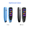 Multilingual Translation Pen Scanner 112 Languages Text Scanning Reading Device with Noise Reduction Recording Voice Translation Oasis Select black