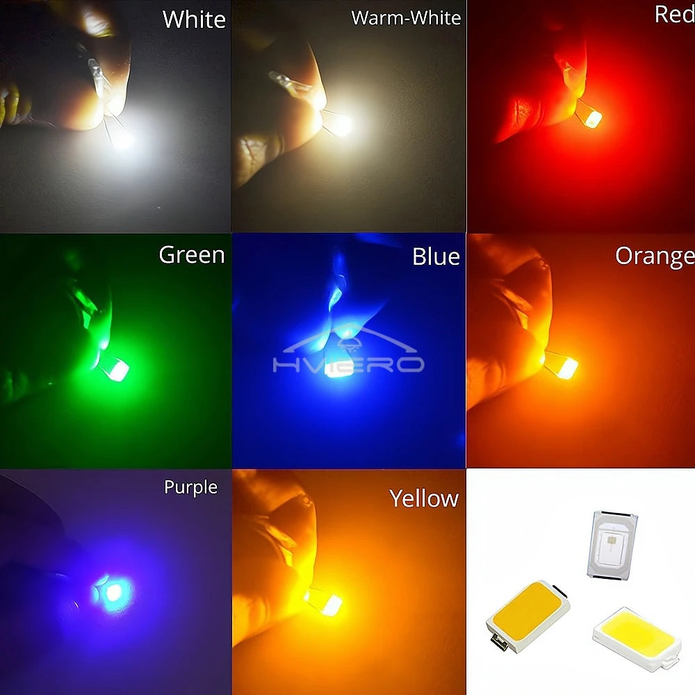 5730 SMD LED Chips 100/200pcs – Ultra Bright Multi-Color DIY