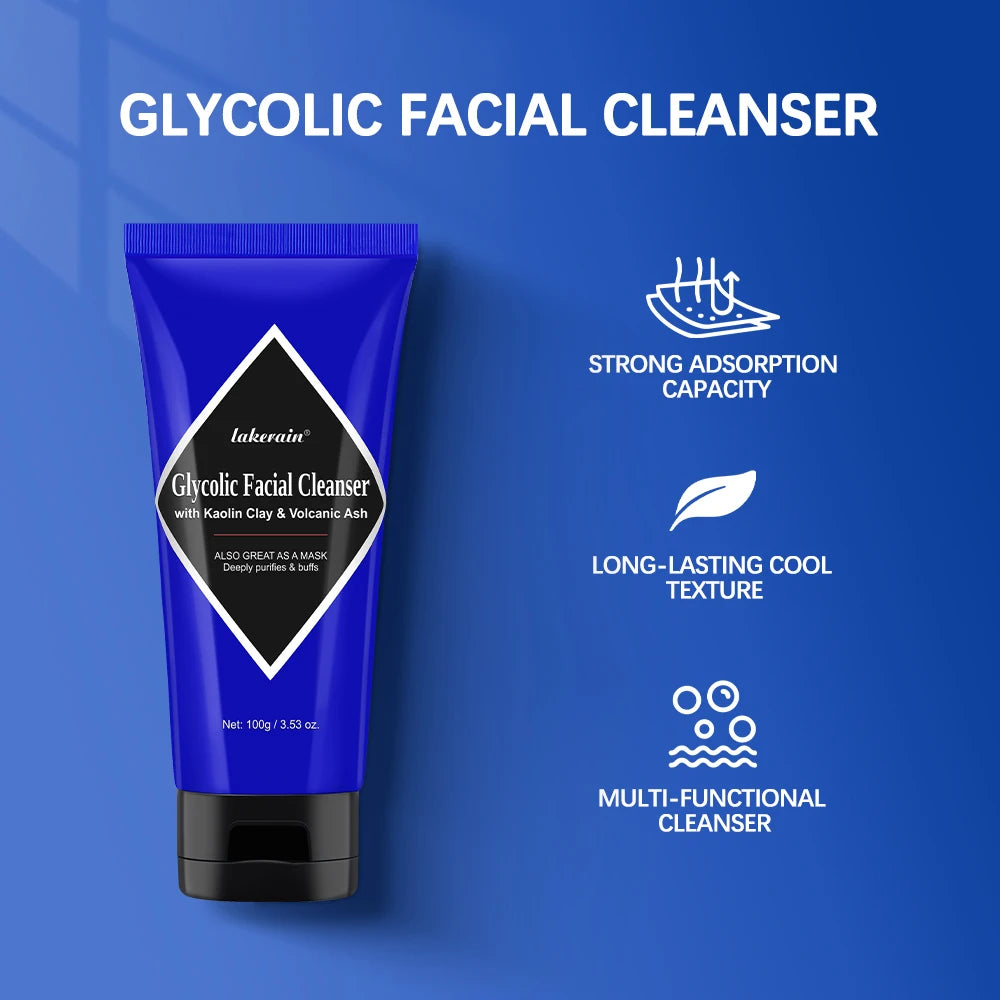 Glycolic Acid Clay Cleanser & Mask – Oil Control All Skin Types Clay Face Cleanser Oasis Select