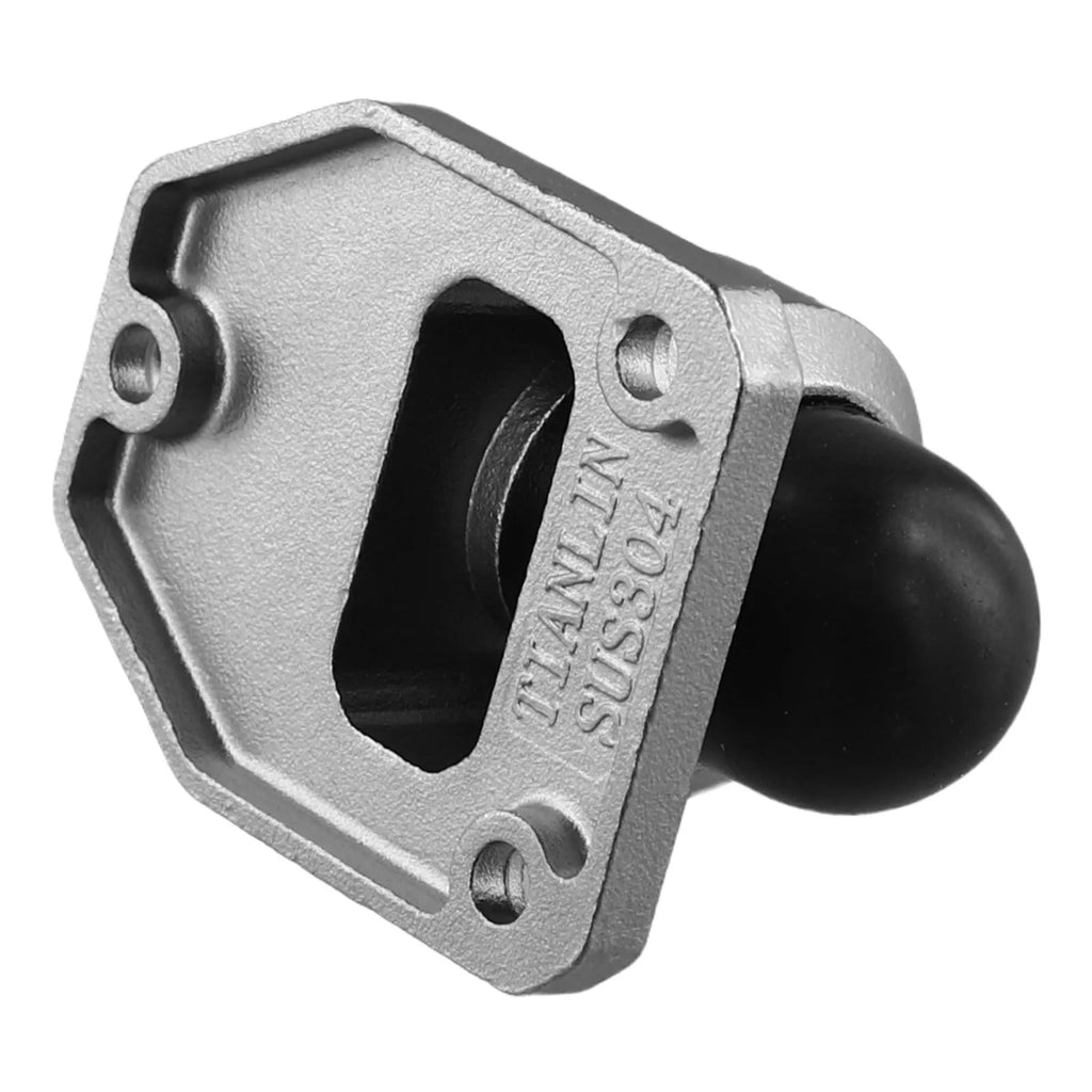 Heavy Duty Glass Door Stop with Solid Stainless Steel and Anti Collision Rubber Buffer to Protect Doors and Reduce Noise Oasis Select