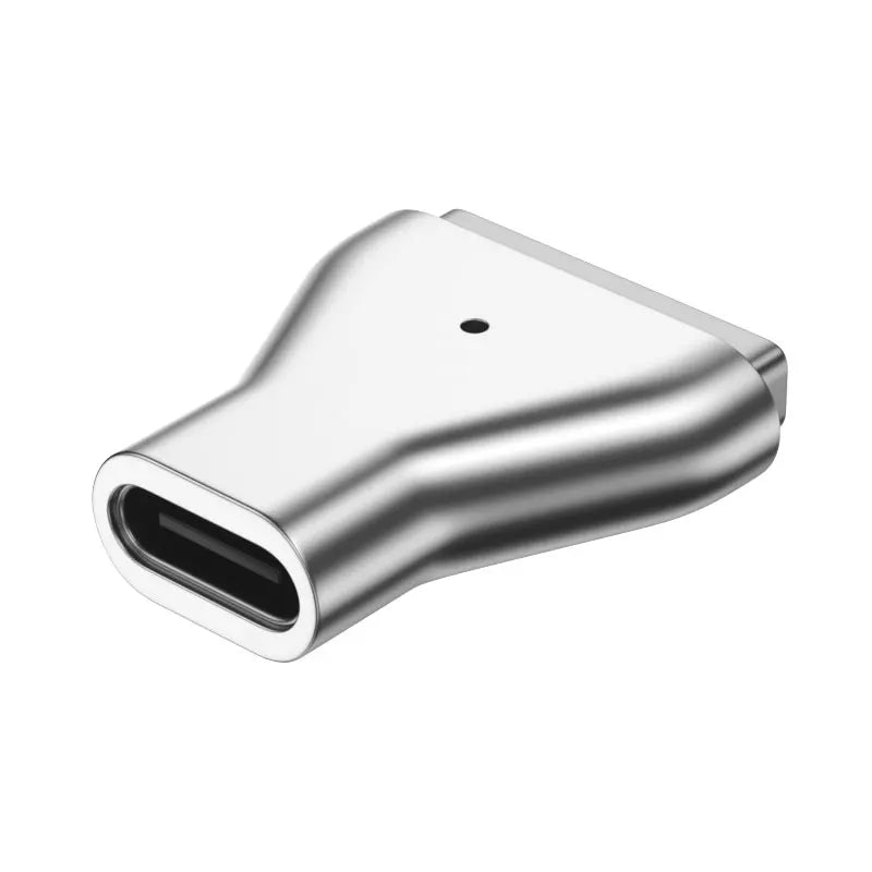 USB Type C Magnetic Adapter Female Type C Female to Magsafe 2 / 1 PD Adapter with Indicator Light for Macbook Air/Pro Oasis Select