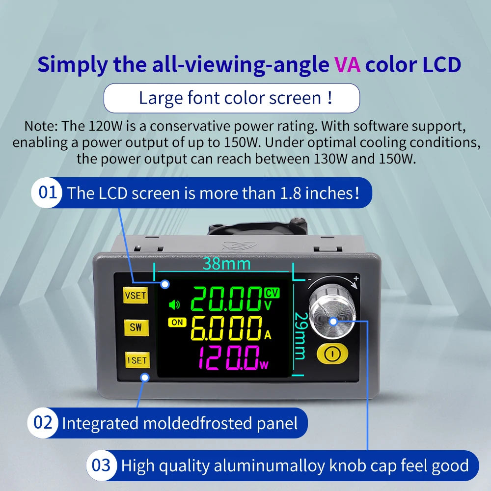 SK120 CNC Regulated Power Supply Module Boost/Buck Adjustable Constant Voltage Constant Current Solar Charging Module Oasis Select