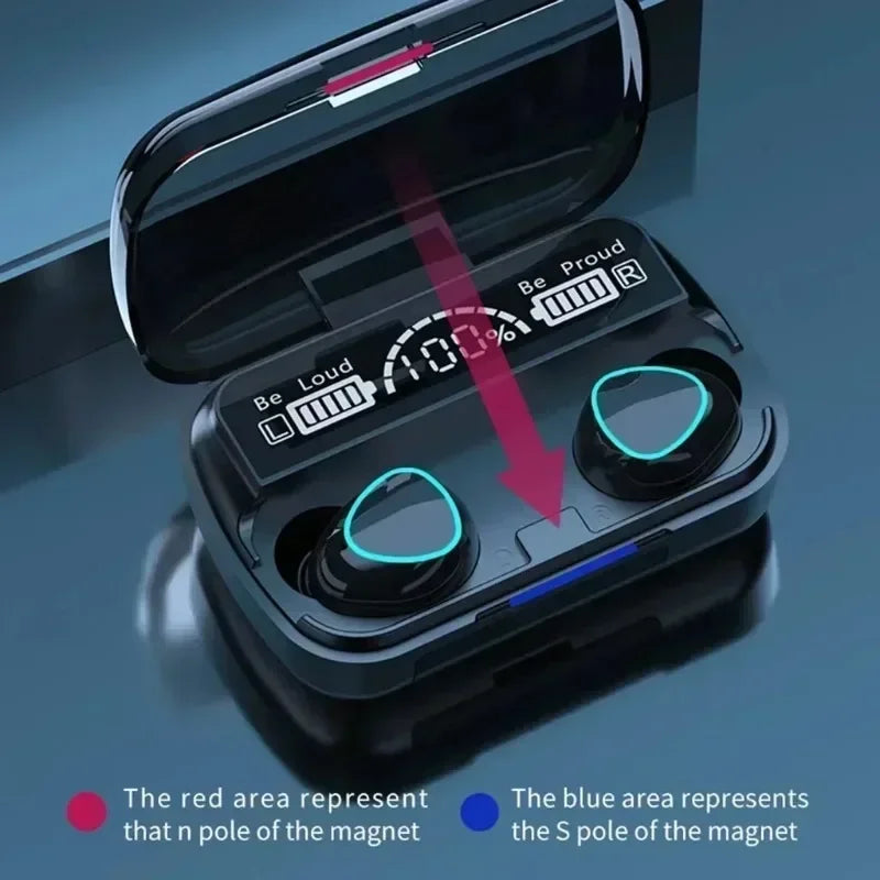 M10 Wireless Headphone Bluetooth Earphones Waterproof Earpieces Sport Earbuds For Huawei Iphone OPPO Xiaomi TWS Music Headset Oasis Select