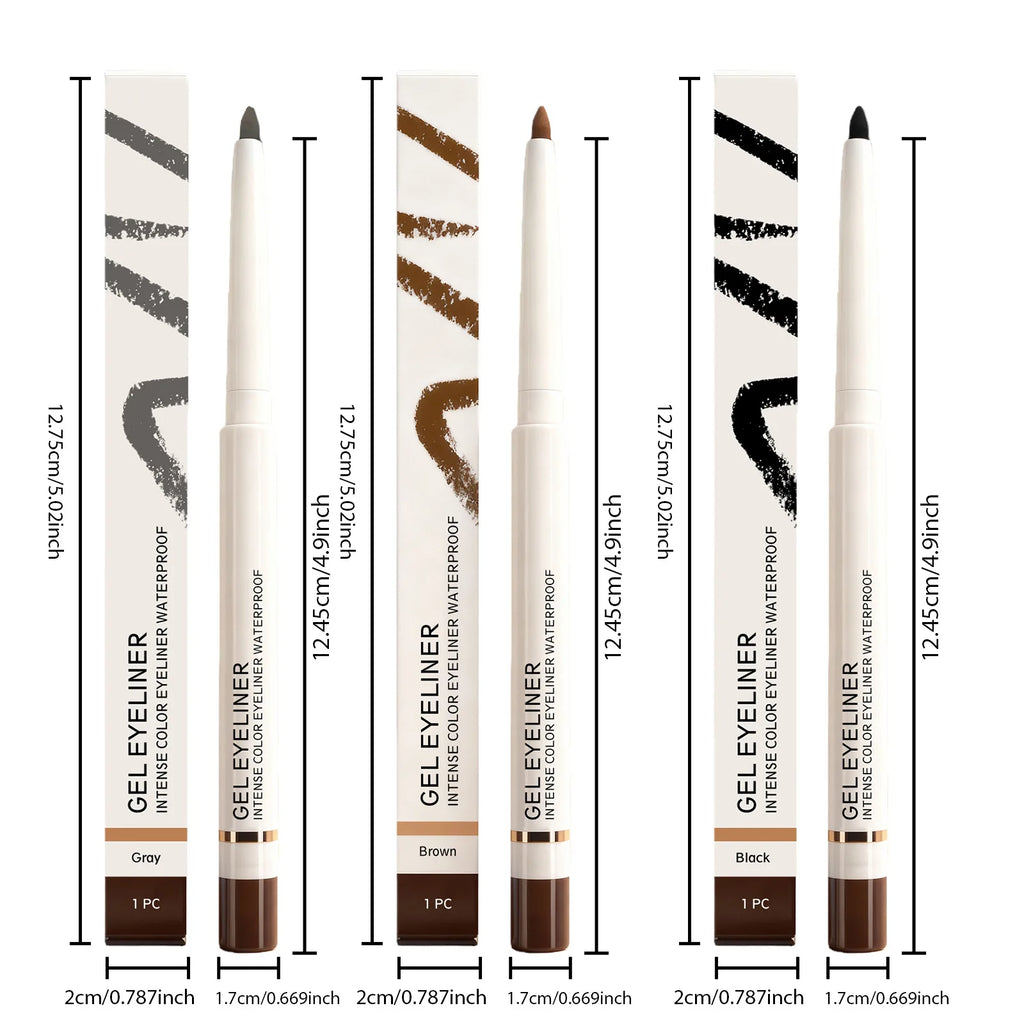 Waterproof Matte Eyeliner Pencil – Long-Lasting & Quick Dry Eyeliner Pencil Oasis Select