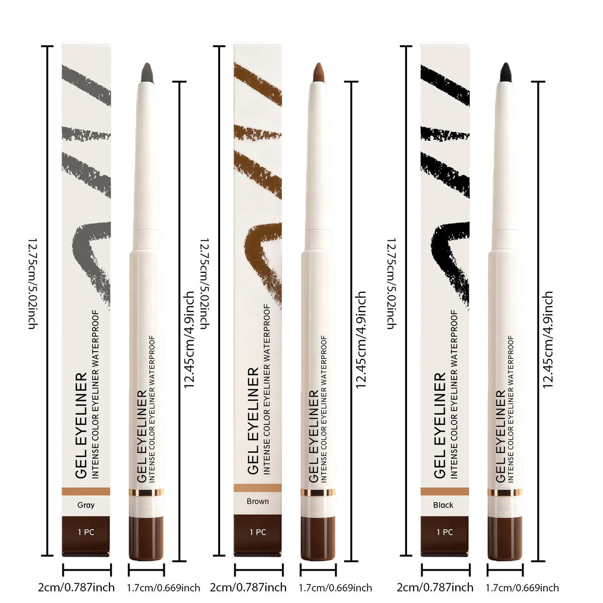 Waterproof Matte Eyeliner Pencil – Long-Lasting & Quick Dry Eyeliner Pencil Oasis Select