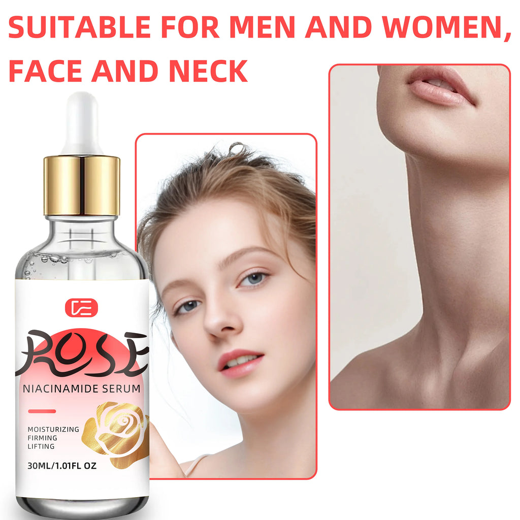 Rose Niacinamide Serum – Firming, Smoothing & Hydrating