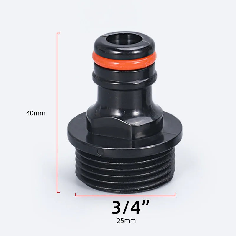 10PCS High Quality Plastic Hose Connector 3/4'' Garden Hose Quick Adapter Fittings Gardening Car Washing Watering Tool Oasis Select 10PCS B