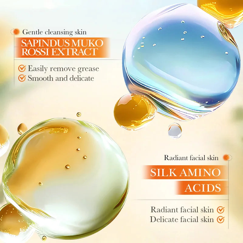 SADOER Vitamin C Amino Acid Cleansing Mousse 150ml Facial Cleansing Mousse Oasis Select