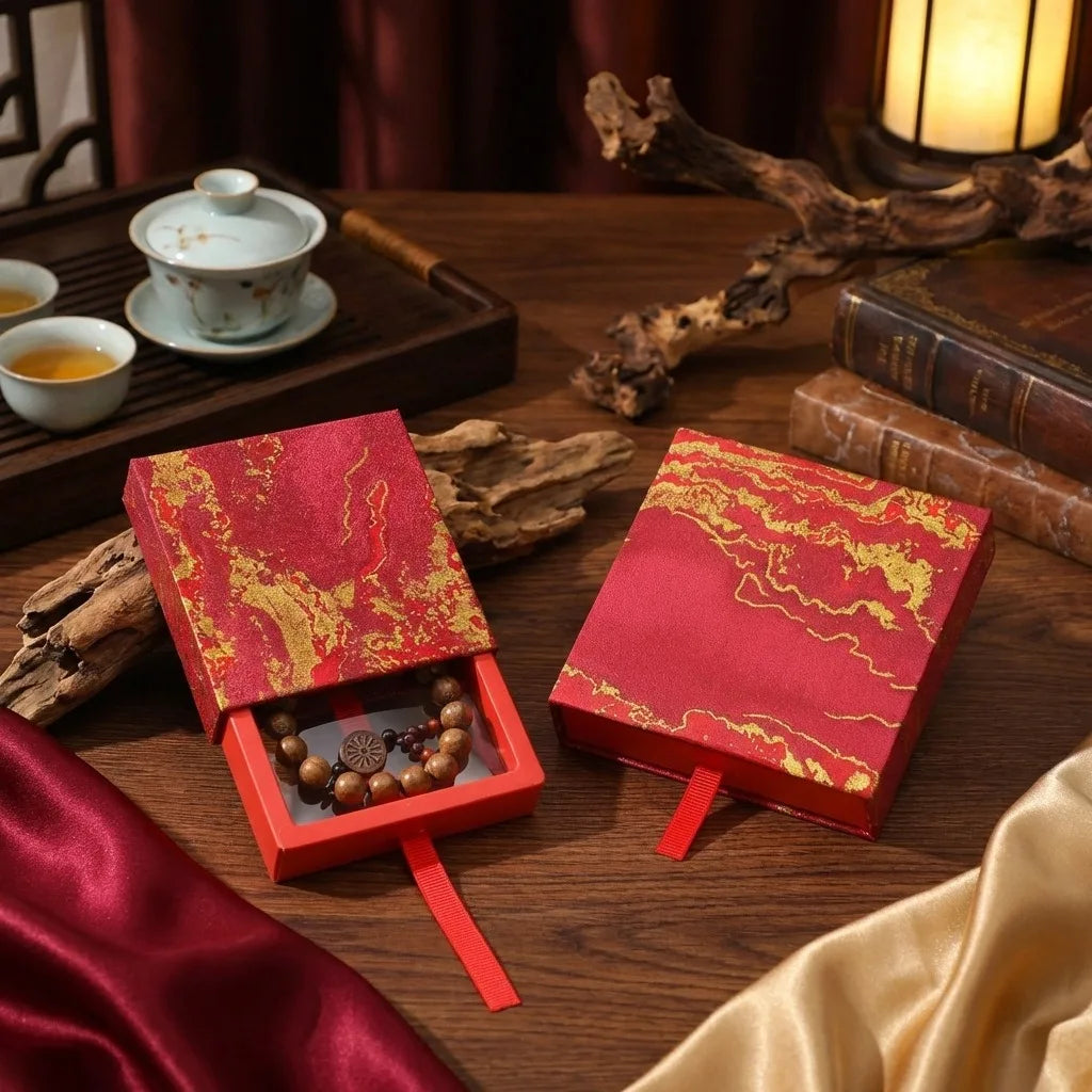 Pull-Out Floating Drawer Jewelry Box – Rings & Necklaces