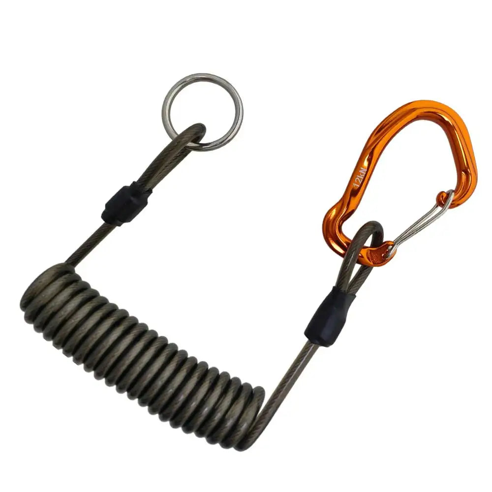 Kayak Canoe Retractable Cable Reel Tow Line with 12KN Aluminum Alloy Snap Hook and 316 Stainless Steel Ring Oasis Select