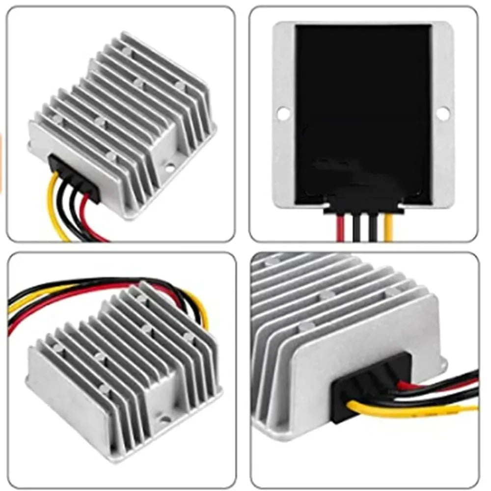 Voltage Reducer Converter DC to DC Voltage Regulator Waterproof Power Adapter DC 18V 36V to 24V 5A 120W Buck-Boost Power Module Oasis Select