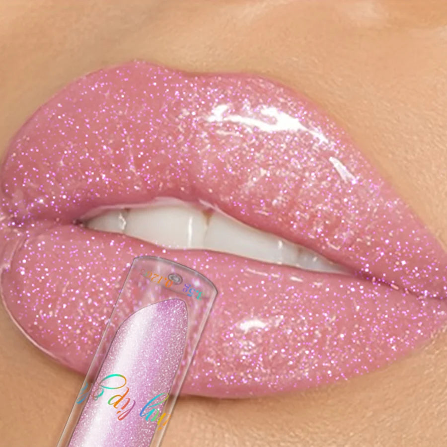 KAFURUX Diamond Glitter Lip Gloss – 9 Shades, Moisturizing