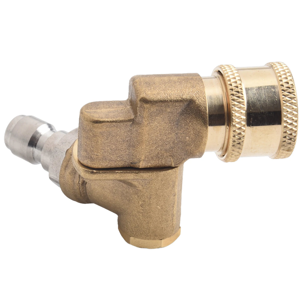 High Pressure Washer Coupler Swivel Brass Coupler Attachment 1/4" Quick Connect 5-speed Adjustable Rotating Nozzle ﻿ Oasis Select