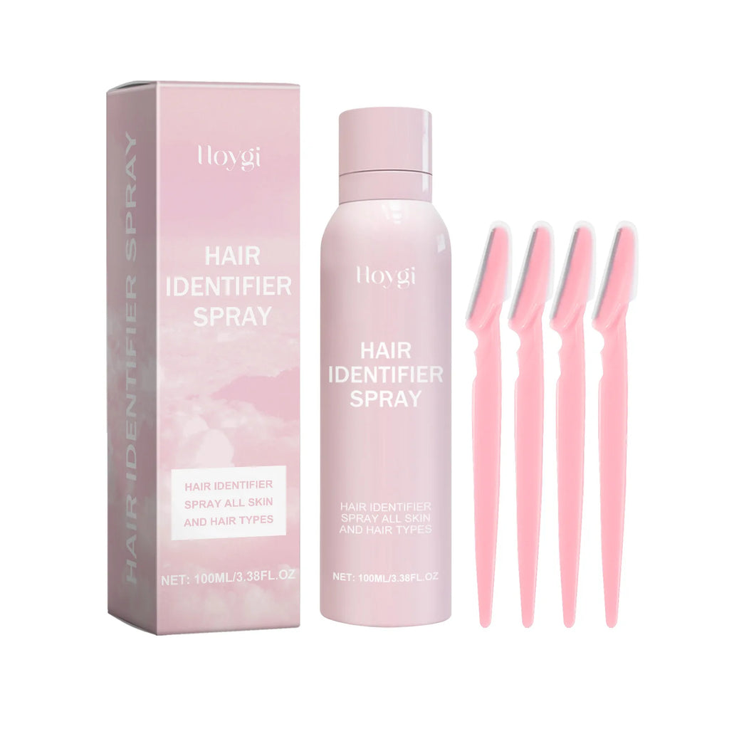 Facial Hair Removal Spray Set with 4 Eyebrow Trimmers – 100ml Hair Removal Set Oasis Select 100ml