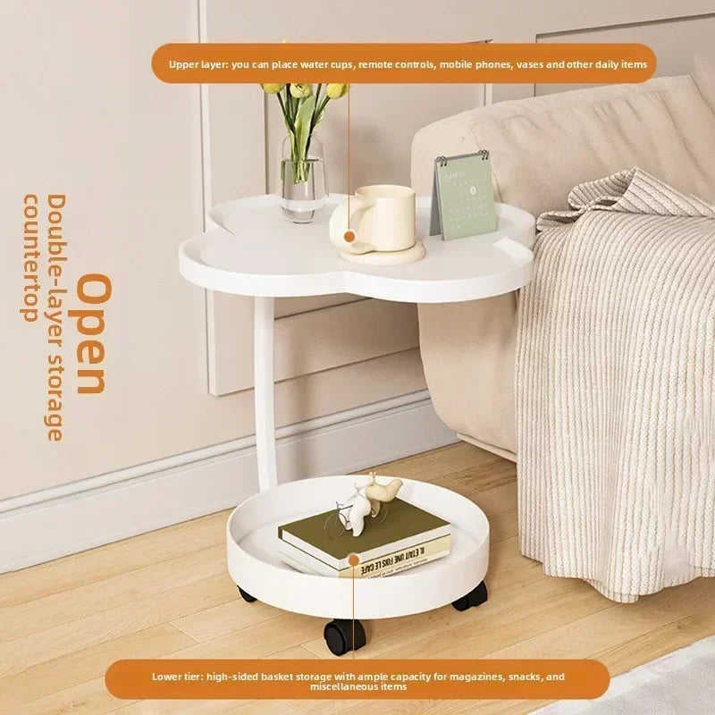 Side few Double sofa side cabinet Table mobile shelf Small coffee table Oasis Select