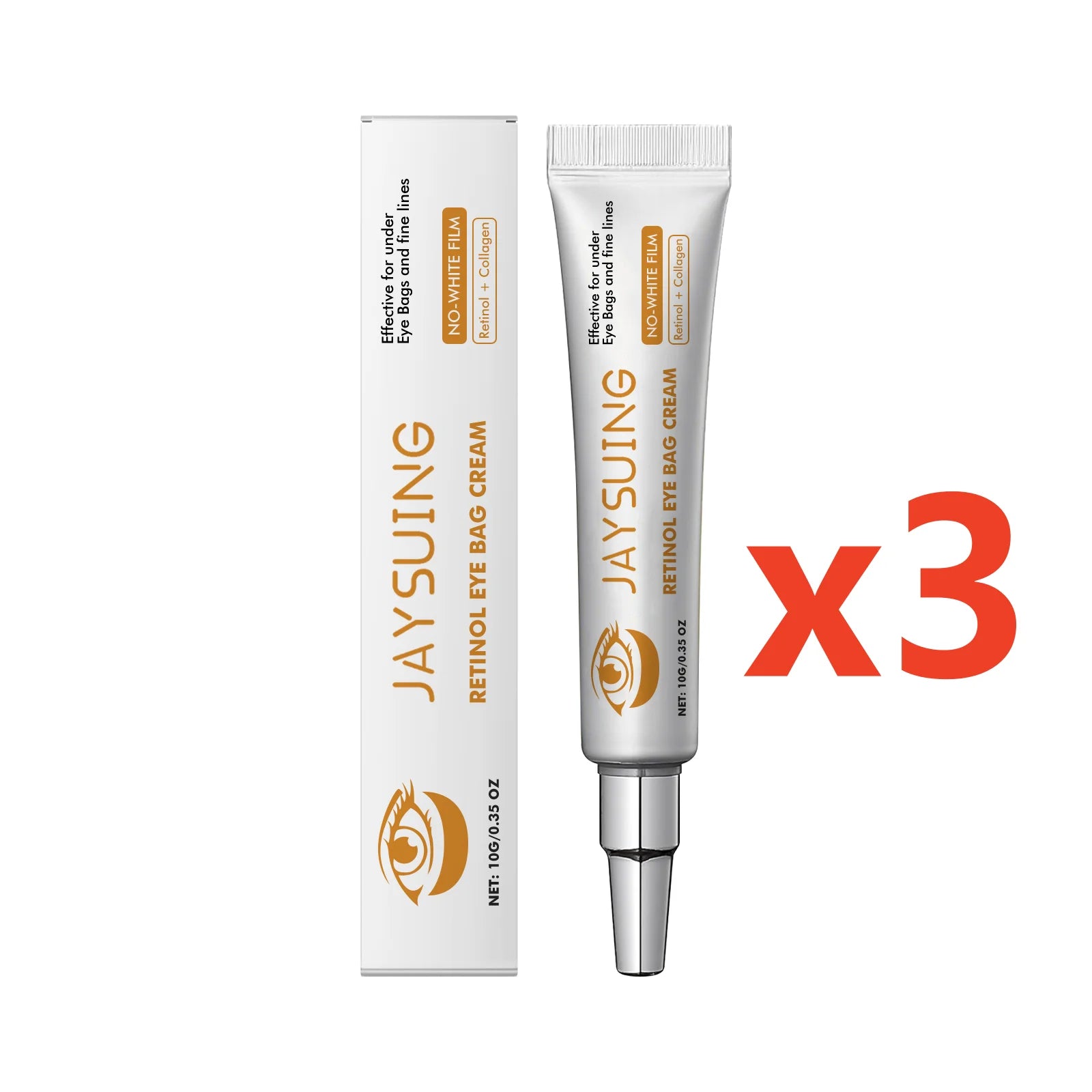 Remove Eye Bags Cream Anti-Aging Improve Puffiness Dark Circles Reduce Wrinkles Nourish Brighten Skin Retinol Firming Eye Cream Oasis Select 30g boxed 10g