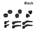 Anti-slip Silicone Ear Grip Glasses Eyeglasses Leg Ear Hook Stopper Bracket Fastener Accessories Temple Tip Eyewear Holder Oasis Select Black
