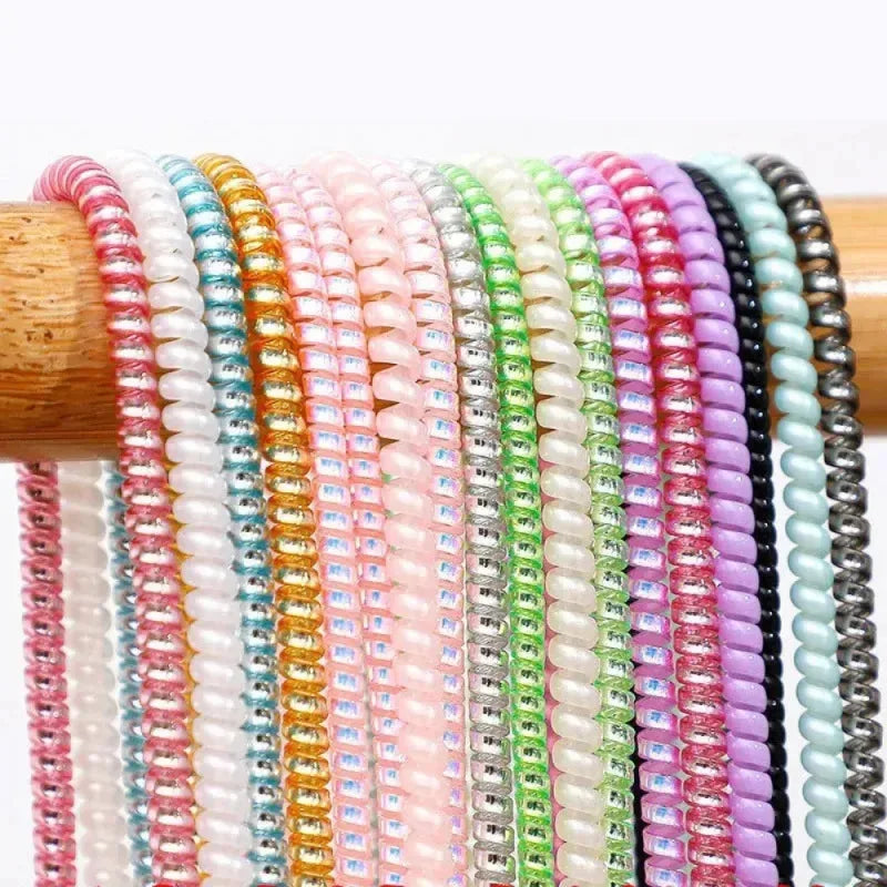 2/1Pcs New 1.6M Mermaid Telephone Data Protection Rope Color Advanced Environmental Protection Material Wrapped Cable Oasis Select