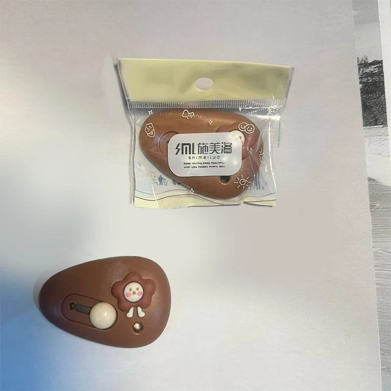 1pc Cute Cartoon Pebble Portable Art Knife Unpacking Express Knife Student Mini Paper Knife School Office Cutting Supplies Oasis Select One size A2