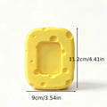 Cute Swiss Cheese Photo Frame Pet Picture Holder Decor Ornaments for Home Desktop Shelves Fun Home Decor for Cat Dog Owners Gift Oasis Select cheese large