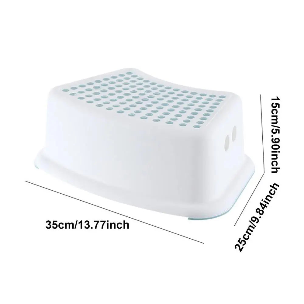 Squatting Toilet Stools Non-slip Bathroom Potty Step Stool Ergonomic and Stable Squatting Stools Heavy Duty Potty Stool for Kids Oasis Select Blue