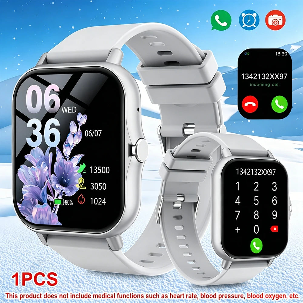 ERUN 1.83" Touch Smartwatch – Bluetooth Calls, Voice Assistant