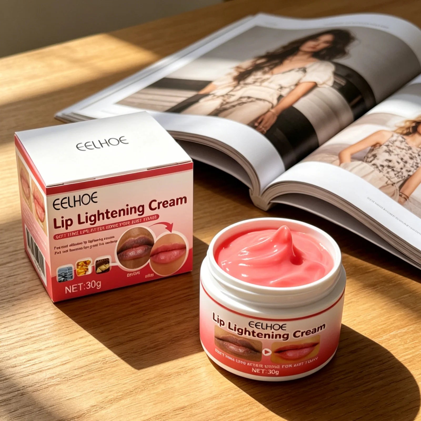 EELHOE Lip Lightening Cream – Hydrating & Brightening Balm Lip Lightening Cream Oasis Select