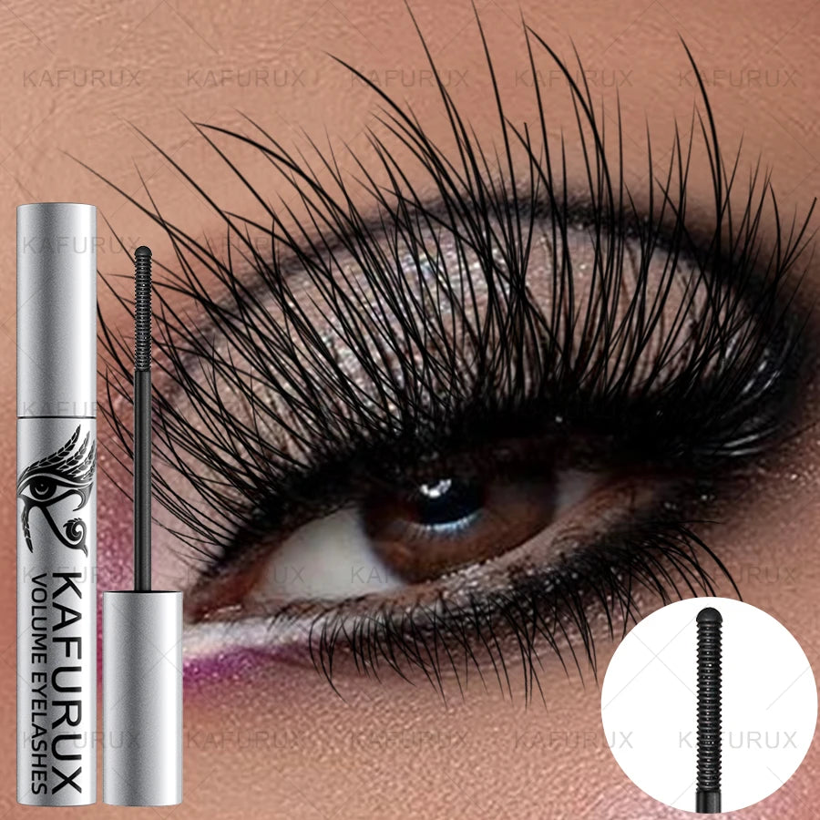 KAFURUX Silk Fiber Mascara – Lengthening, Volumizing & Waterproof