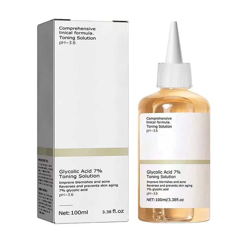 Glycolic Acid Skin Lotion – 7% AHA Toner with Aloe & Ginseng