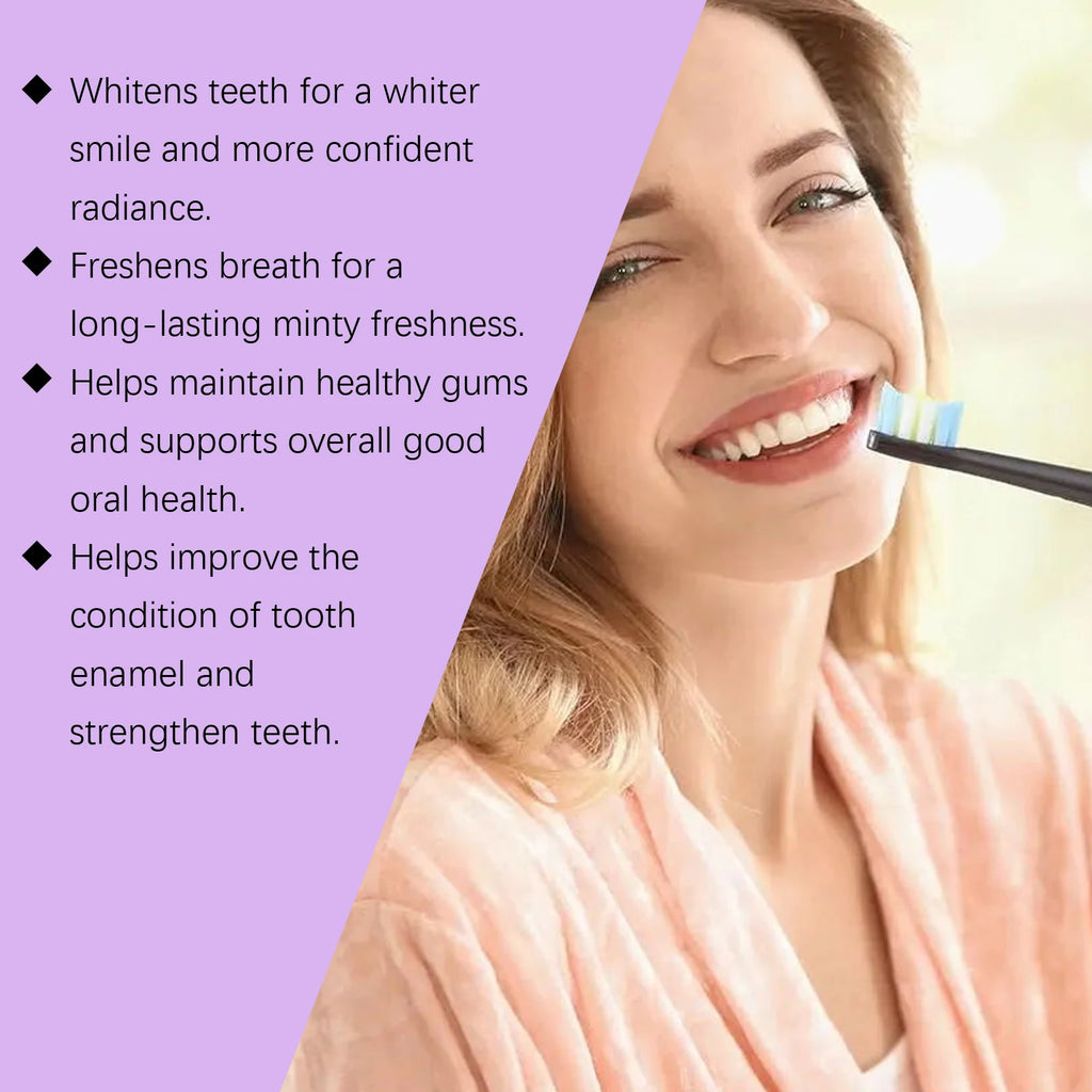 Purple Corrector Toothpaste Remove Tartar Plaque Reduce Yellowing