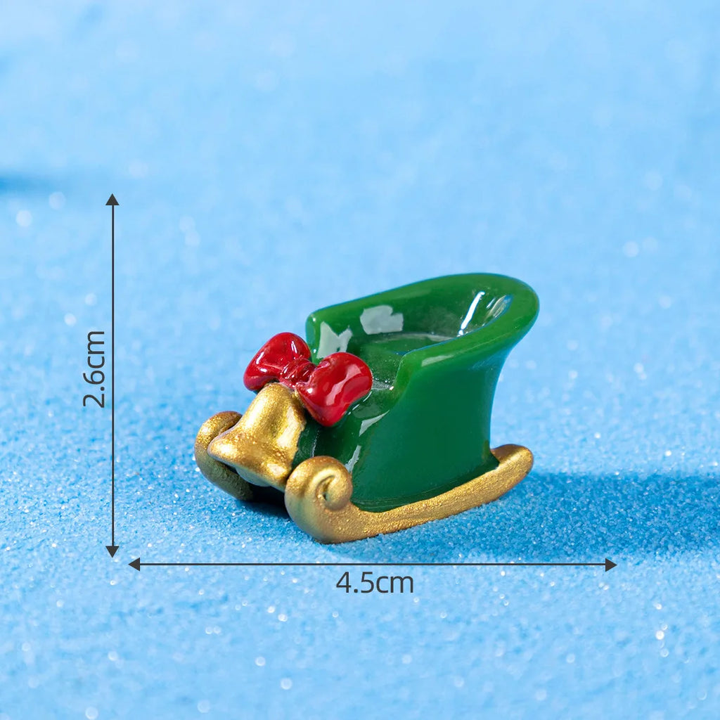 Mini Christmas Resin Ornament – Santa, Snowman & Holiday Décor