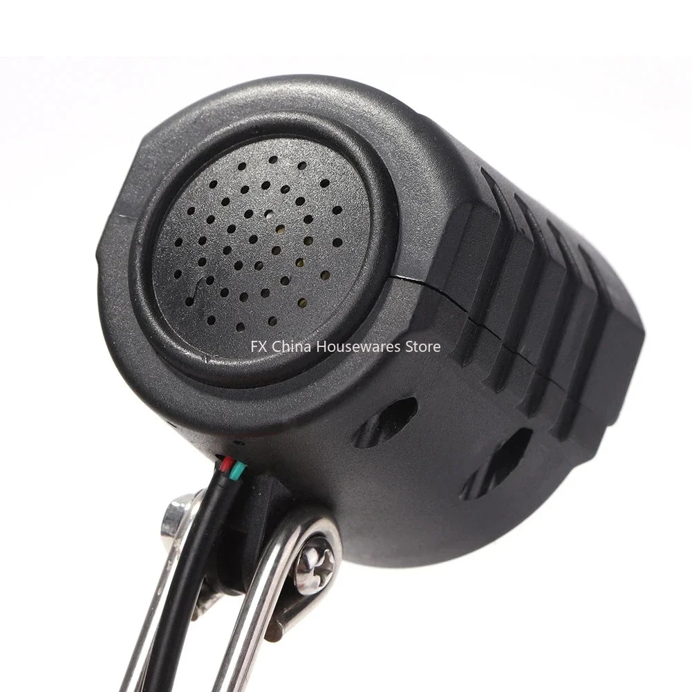 E-Bike Horn Light Electric Bicycle 4 LED Headlight 12W Waterproof 2 in 1 Horn and Light Switch Bicycle Flashlight Oasis Select