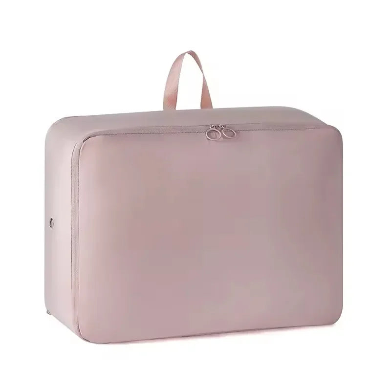 1-10PCS Foldable Compression Packing Bag Home Large Capacity Clothes Storage Bag Travel Portable Handheld Compression Bag Oasis Select Pink 10PCS