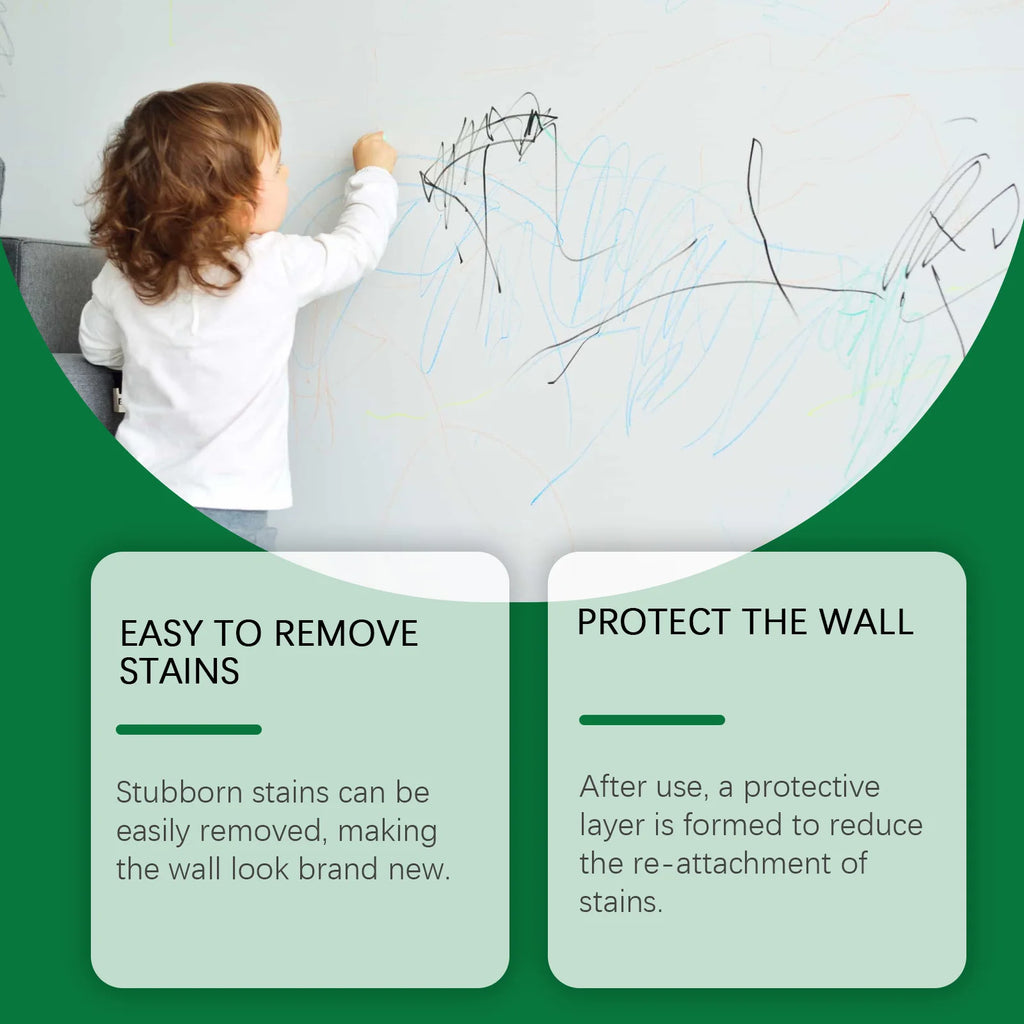 Wall Cleaning Wax for Household Wall Remove Crayon Grease and Scuff Marks Multi-purpose Wall Stain Remover for Home Cleaning Oasis Select