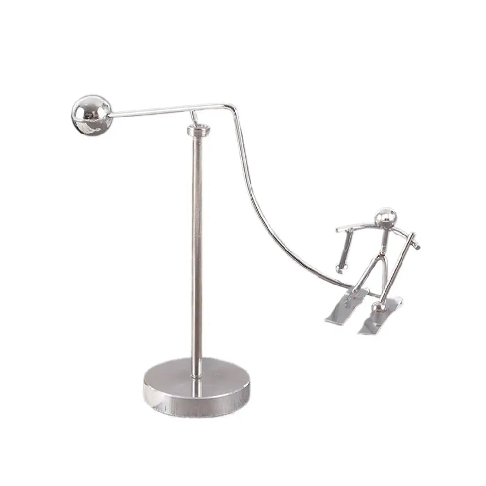 Ferris Wheel Perpetual Motion Apparatus Creative Rotating Simple Newton Pendulum Ball Physical Magnetic Balance Wobbler Gifts Oasis Select ski man