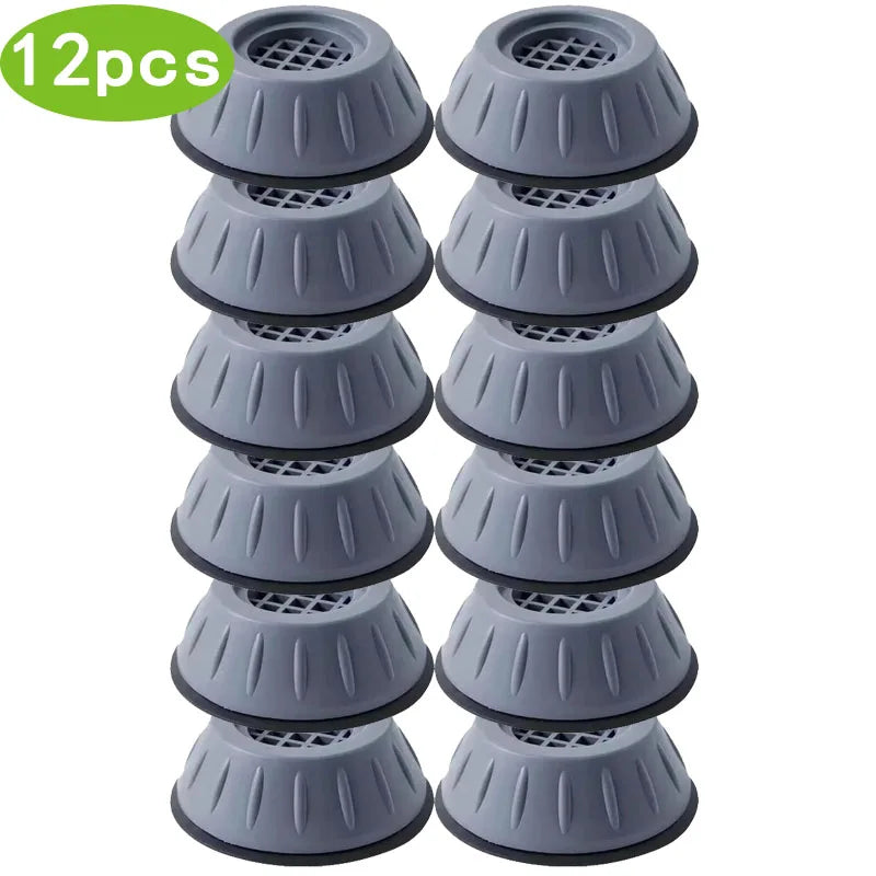 4-28Pcs Washer Foot Pad Anti Vibration Pads Washing Machine Holder Dryer Shock Support Prevent Moving Non-Slip Home Supplies Oasis Select 12pcs