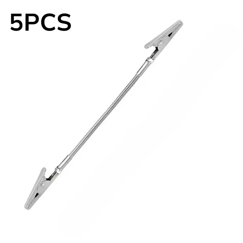 5/10PCS Outdoor Portable Flexible Anti-dumping Fixing Bracket for Double-headed Crocodile Mosquito-repellent Incense Clip Oasis Select 5PCS