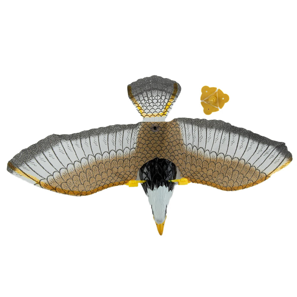 Plastic Hanging Decoy Bird Scarer Deterrent For Garden Farm Pest Control Outdoor Animal Hunting Fake Hawk Oasis Select