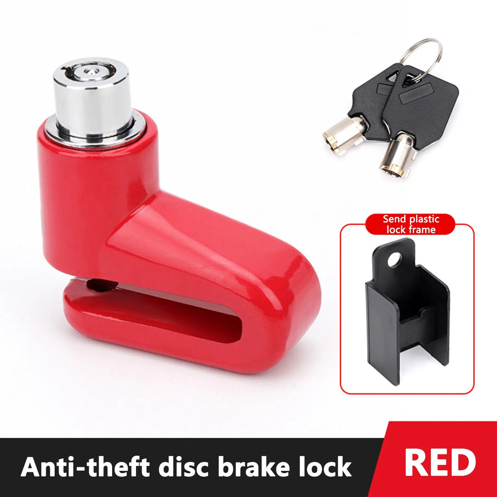 Disc Brake Lock Anti-Theft – Scooter, Bike & Motorcycle Disc Brake Lock Oasis Select Red