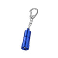 Mini LED Flashlight Pocket-sized Emergency Light Key Ring Flashlight Keychain Lights Small Torch with Button Battery Oasis Select Blue