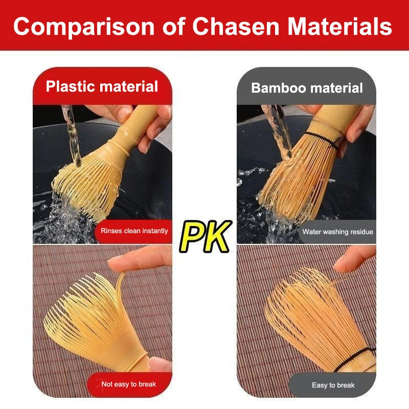 Traditional Matcha Whisk Reusable Resin Matcha Whisk Chasen Dishwasher Safe Matcha Stirrer Matcha Green Tea Powder Preparation Oasis Select