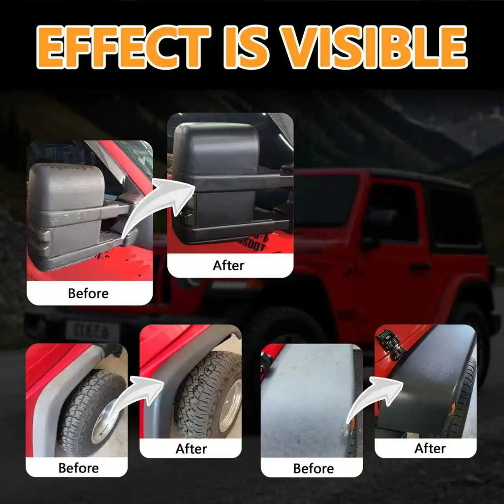 Black Crystal Plastic & Rubber Repair Paste – Car Scratch Polish