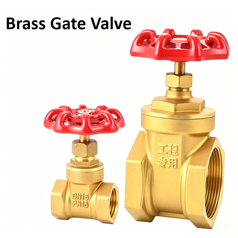 1/2 "3/4" 1 "bidirectional Brass Gate Valve Manual Water Meter DN15 20 25 32 40 50 Water Valve Internal Thread Switch Valve Oasis Select