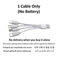 New 1.5V AA13600mAh/AAA8000mAh USB Type-C Rechargeable Lithium Battery for Mouse， Cameras, Electric Toothbrushes, Shavers Oasis Select 1 Cable 1.5V
