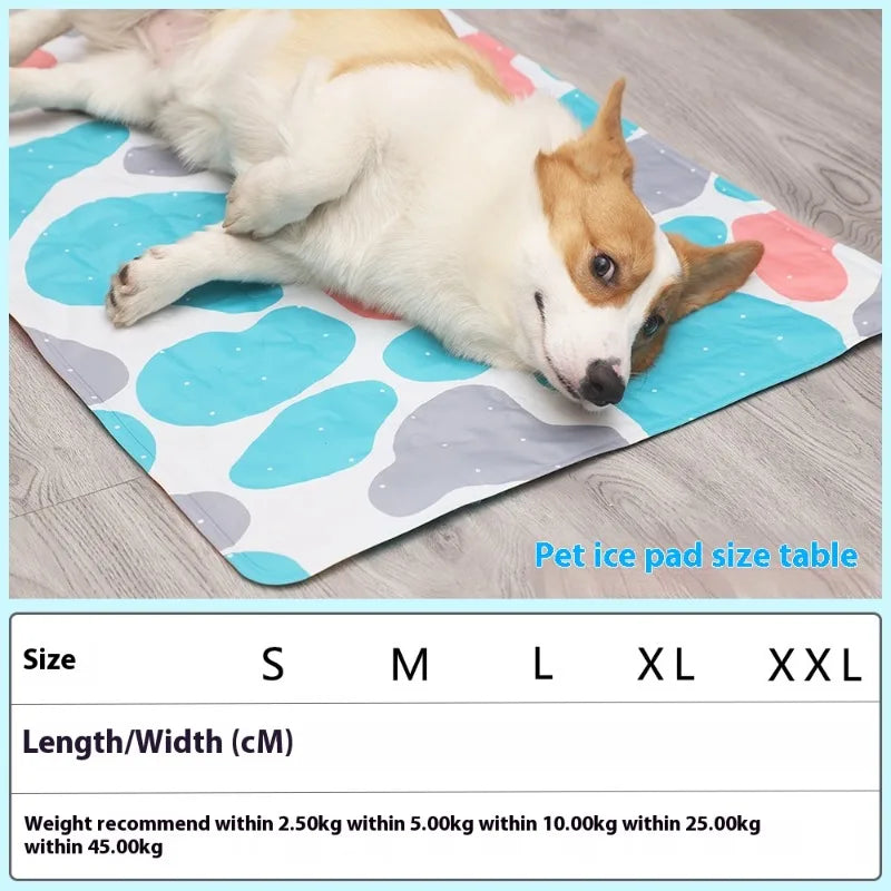 Dog Cooling Mat Summer Pet Cold Bed Extra Large for Small Big Dogs Pet Accessories Cat Durable Blanket Sofa Cat Ice Pad Blanket Oasis Select
