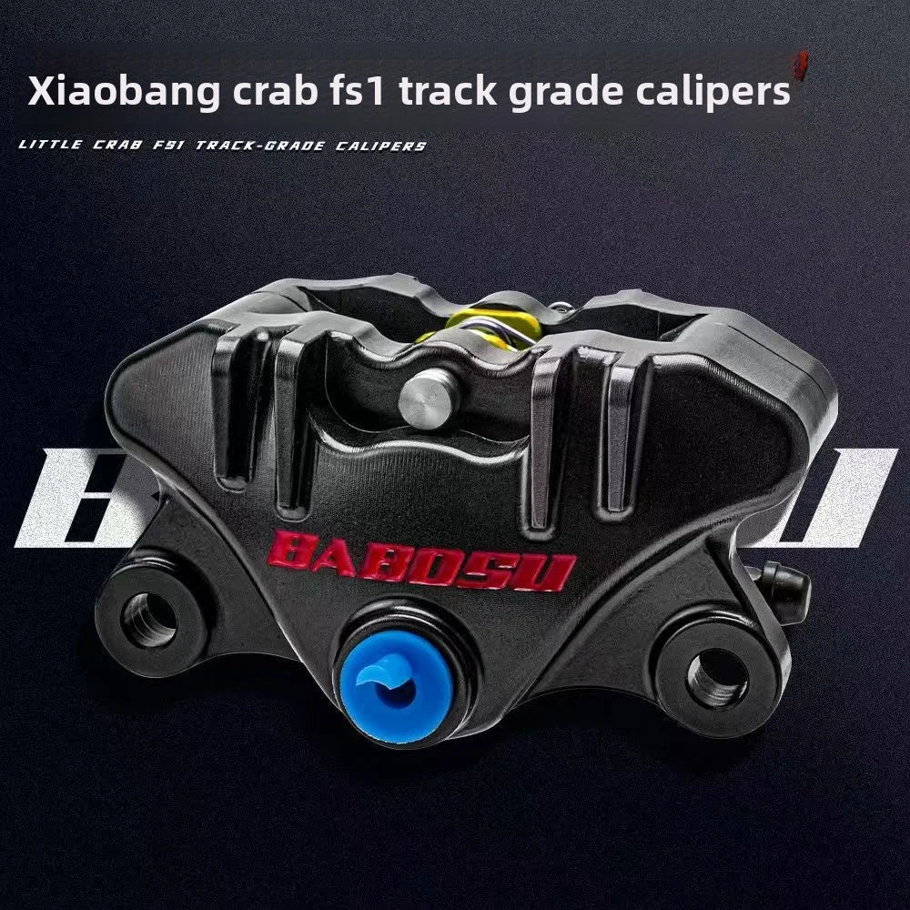 BABOSU FS-1 Racing Small Crab Brake Caliper High Performance 2-Piston Brake Pump for Electric Scooter Oasis Select black